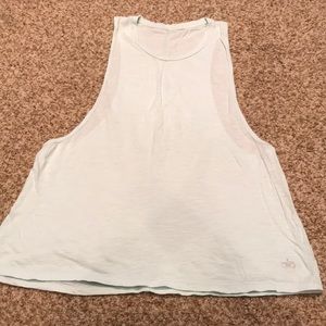 Alo muscle tank size small EUC mint green
